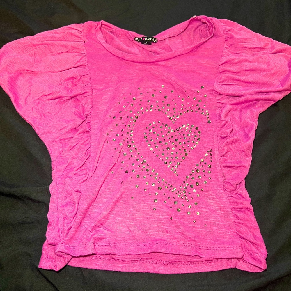 Y2K rhinestone top